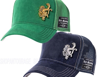 Red Monkey Rich Micro Suede RM1521 New Limited Unisex Trucker Hat Cap 2 Colors