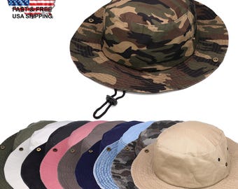 Antourage Bucket Hat Unisex Hiking Outdoor Fishing Hunting Safari Packable UV Protection Multiuse Boonie Hat -10 Colors