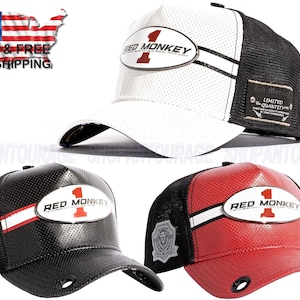 Red Monkey Racing RM1400 New Limited Unisex Snapback Trucker Hat Cap | 3 Colors