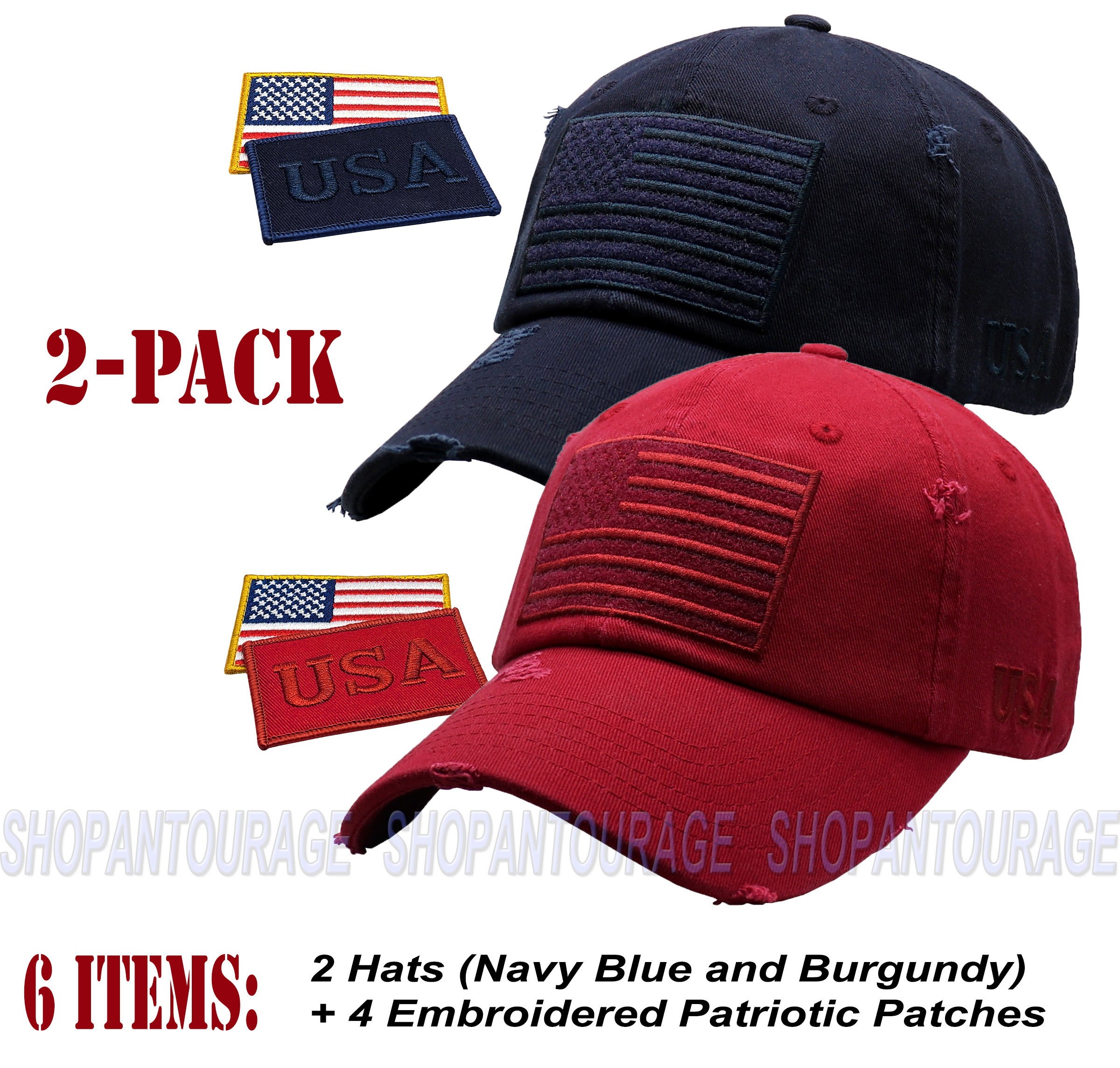 American Vintage Men's Hat - Red