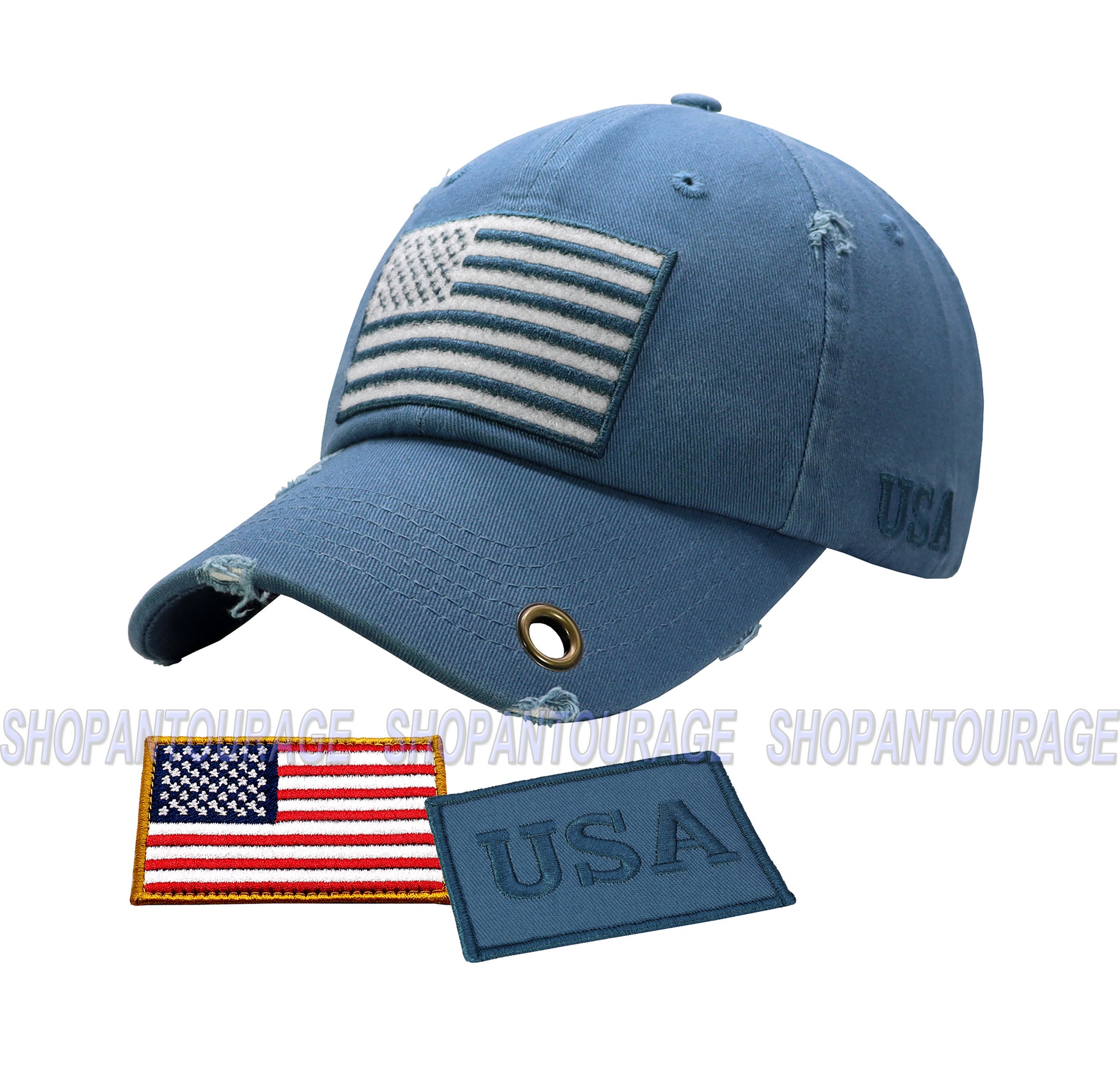 Antourage American Flag Hat for Men and 