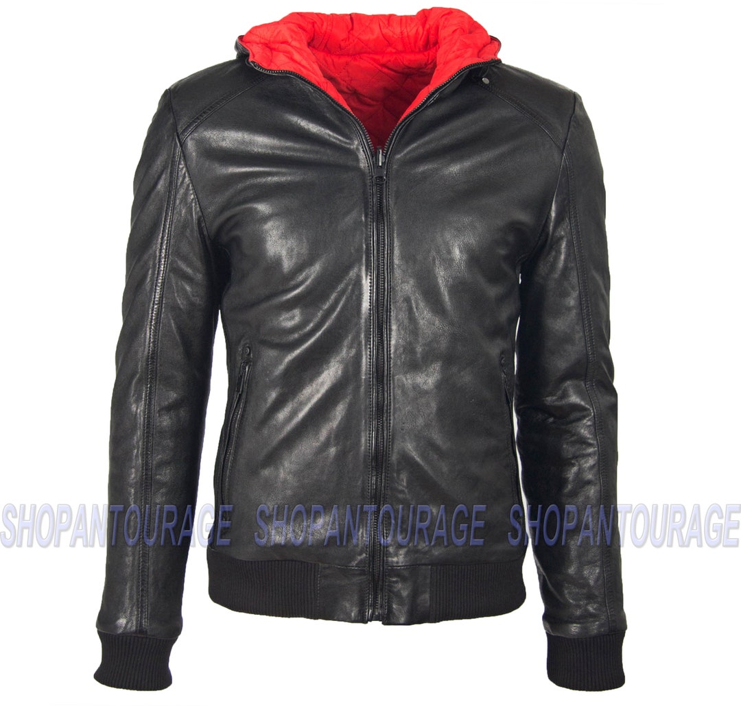 Mauritius Graydon Hooded Reversible 100 Genuine Lambskin Leather