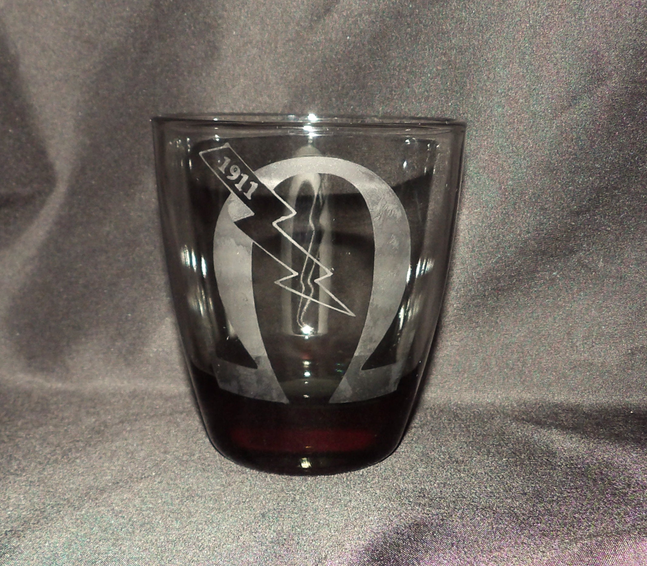 Omega Psi Phi Drinking Glass Etsy