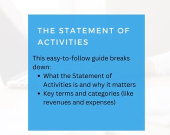 Comprensión de la Declaración de Actividades