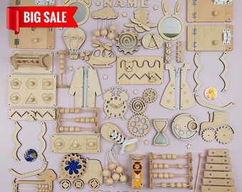 Busy board parts Busy board accessories Busy board pieces Busy board DIY busy board zubehör