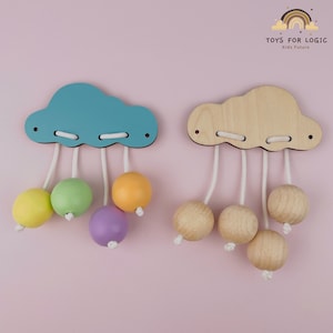 Busy Board Parts Cloud with beads Busy board details Busy board pieces Busy board accessories Busy board DIY