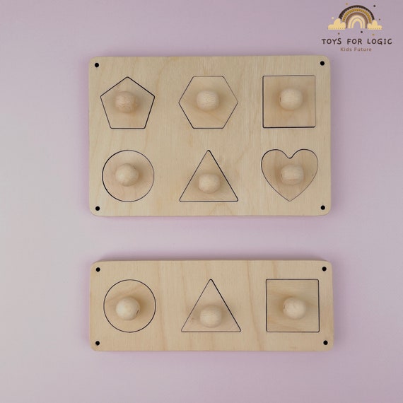 Busy Board Parts Geometric shapes Busy Board details pieces Wooden Shape Sorter Busy board elements Busy board accessories