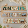 1st Christmas Gift Baby Personalized Puzzle 1st Birthday Gift, New Baby Gift, Wood Name Puzzle, Custom Puzzle for Kids, Baby First Christmas