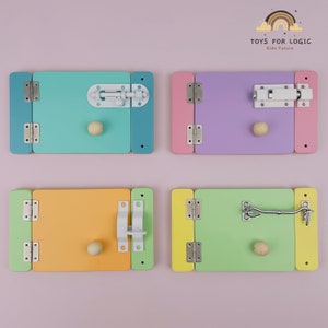 Pièces du tableau Occupé de la porte Détails du tableau occupé à faire soi-même Pièces du tableau occupé Tableau occupé Activité sensorielle Accessoires du tableau occupé