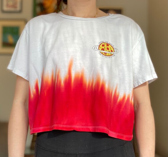 pizza planet tie dye shirt