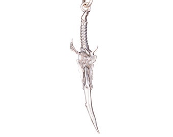 Kamish's Wrath Long Dagger Necklace Pendant