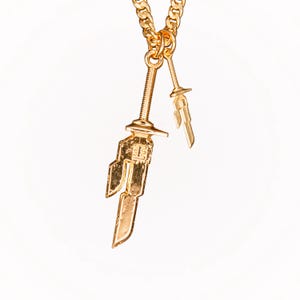 Gold Plated ISoH Necklace Pendant Keychain