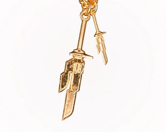 Gold Plated ISoH Necklace Pendant Keychain