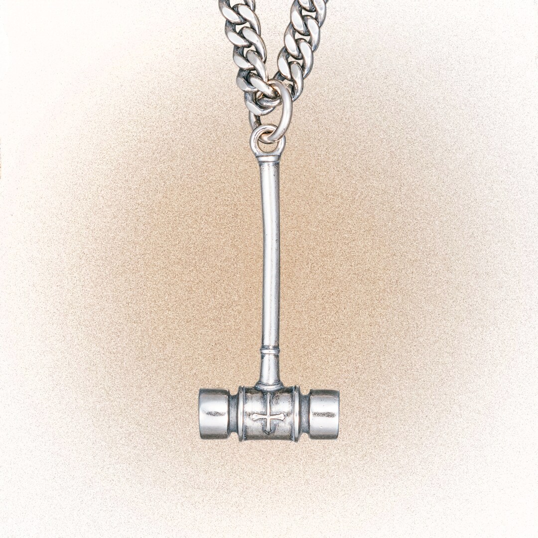 Higuruma Gavel Necklace Pendant Etsy