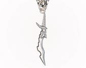 Knight Killer Dagger Necklace Pendant - Etsy