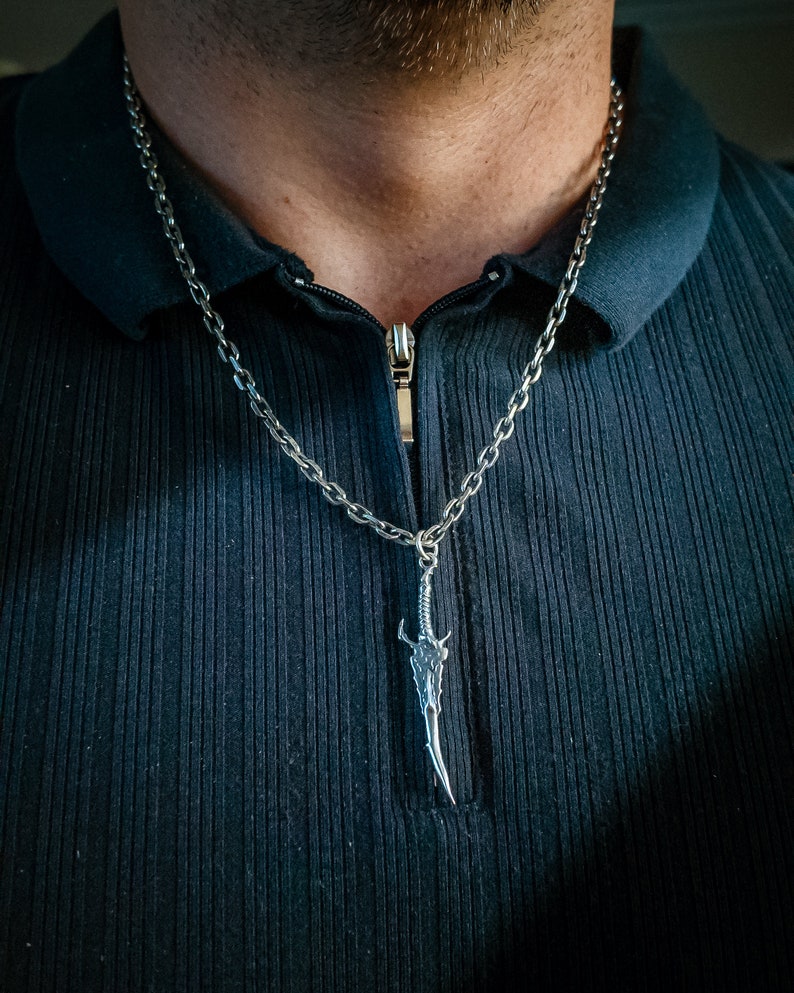 Kamish's Wrath Long Dagger Necklace Pendant zdjęcie 6