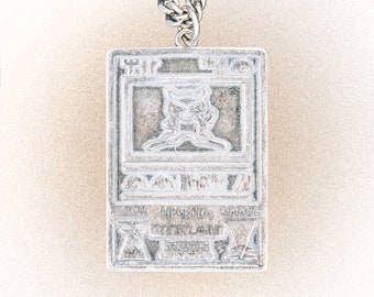 Ancient Card Necklace Pendant