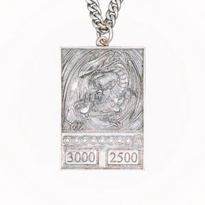 B.E.W.D. Card Necklace Pendant