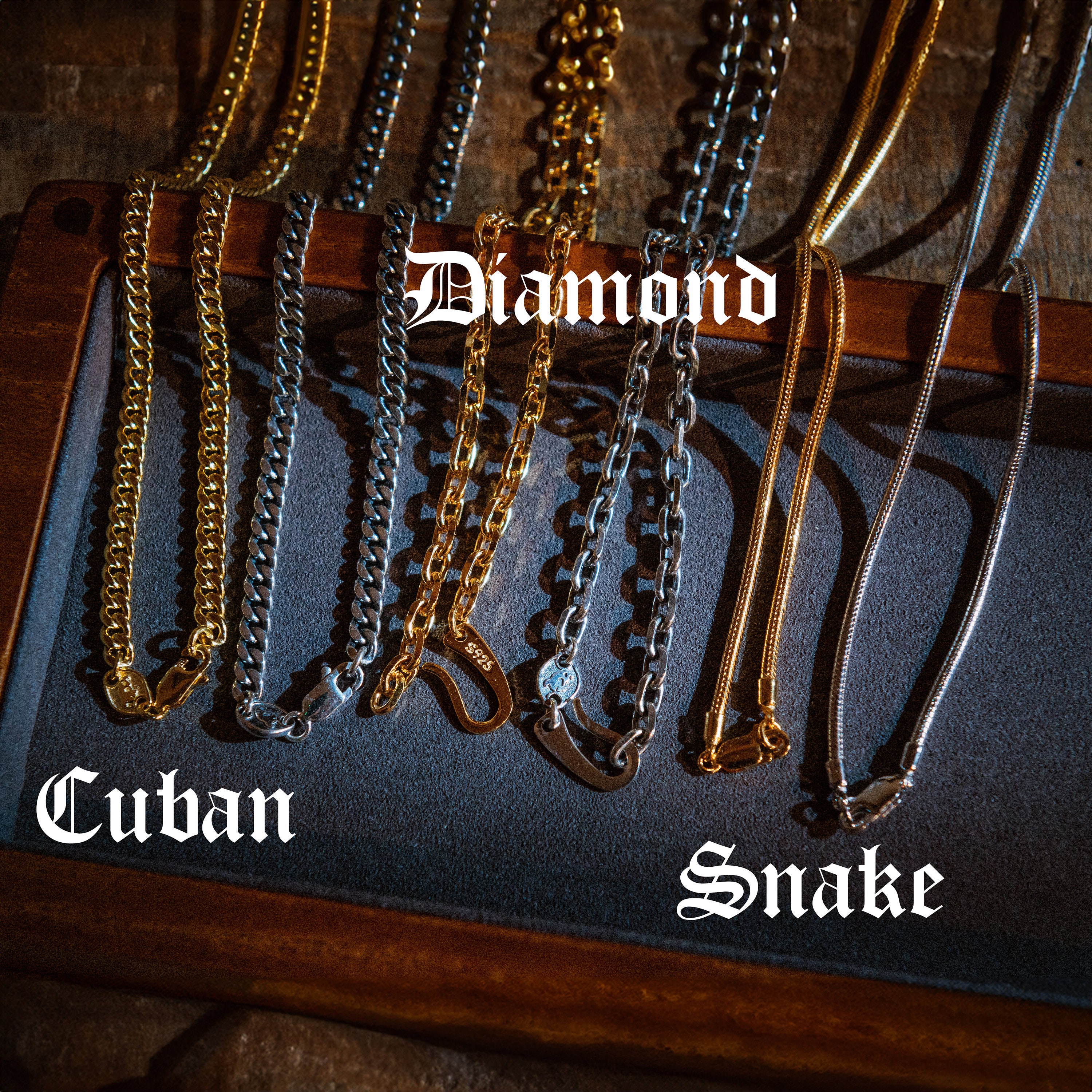 Necklace Chain Various Styles Sizes and Plating Options Etsy