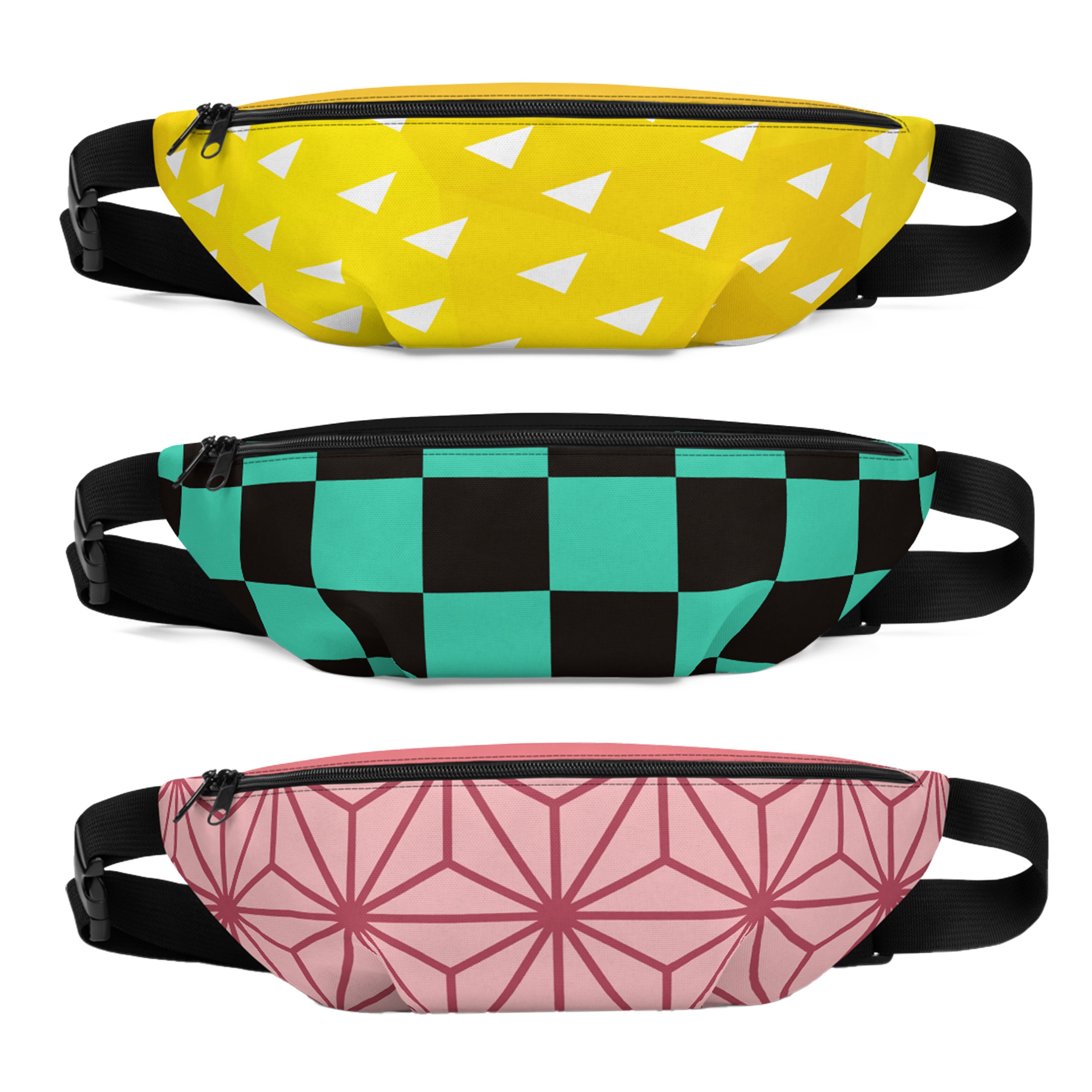 Japanese Pattern All Over Print Fanny Pack Anime Accessories Etsy