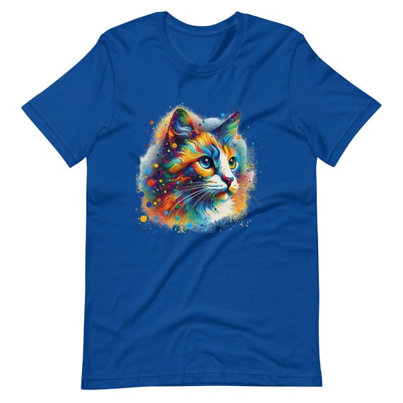 ★AWESOMEUS★ FLYING CAT PIGMENT TSHIRT 2COLOR Flying Cat Shirt - Etsy