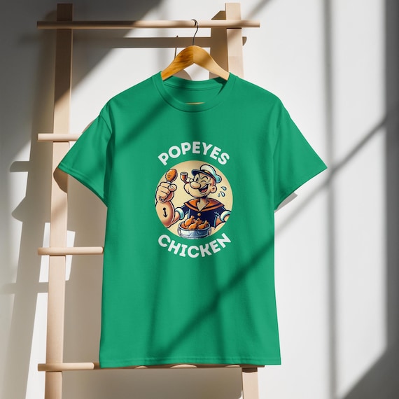 おまけ付POPEYE Logo T-Shirt / White × Green Popeye Spinach