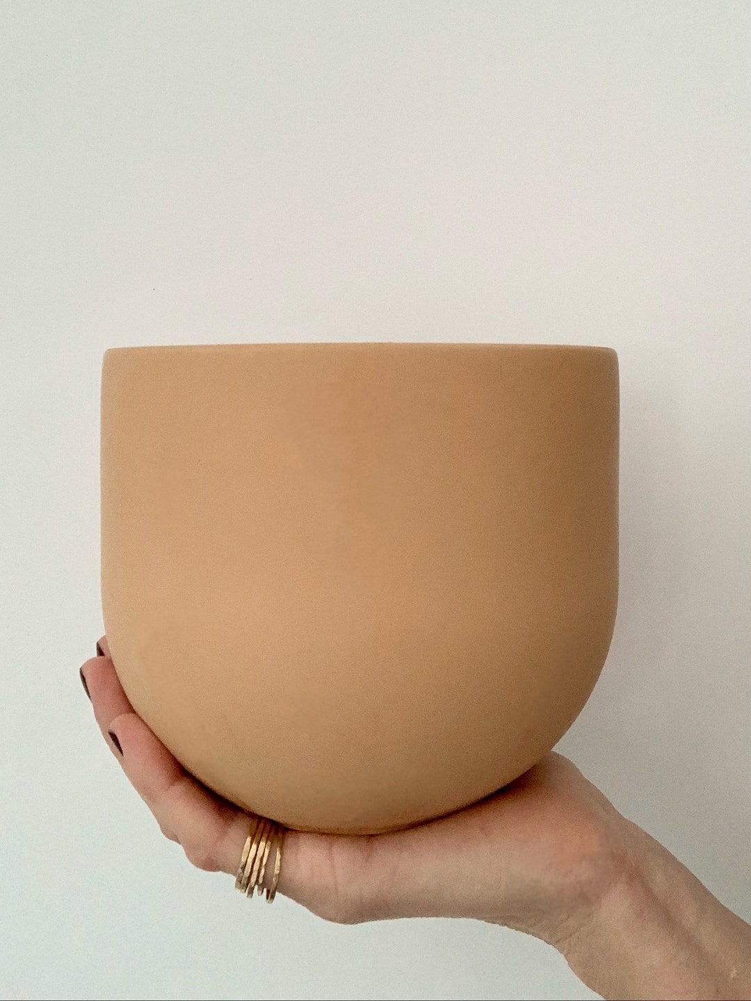 6in Concrete Plant Pot Desert Pot Concrete Planter Abstract Planter