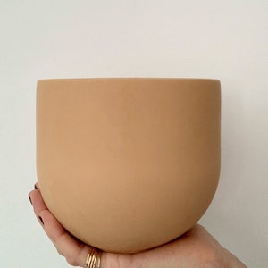 6in Concrete Plant pot | Desert pot | Concrete planter | Abstract planter | House plants | Minimalistic | planter | Boho | Plant | Pot