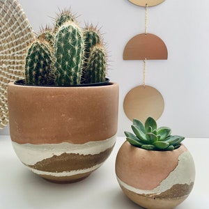 Concrete Plant pot | Desert pot | planter | Minimalistic | planter | Boho | Plant | Pot | boho decor | birthday gift | southwestern