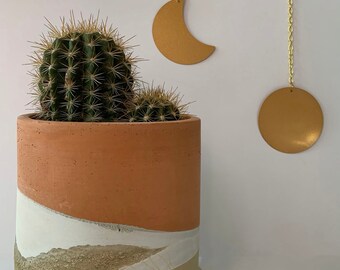 Handmade Pot| Concrete Plant pot | Desert pot | Concrete planter | House plants | Minimalistic | planter | Boho | Plant | Pot