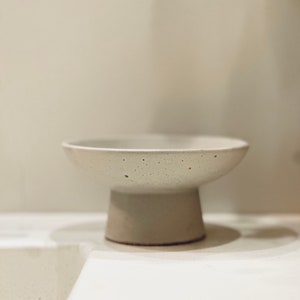 Handmade Concrete Jewelry Dish: Modern Vanity Trinket Tray