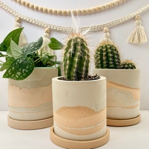 Handmade pot | Concrete Plant pot | Desert pot | planter | House plants | Minimalistic | planter | Boho | Plant | Cactus | Southwestern