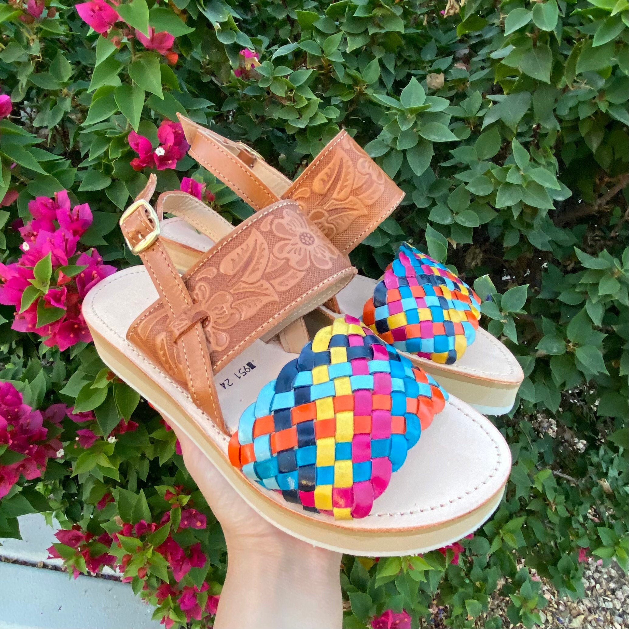 huaraches mexicanos para niñas