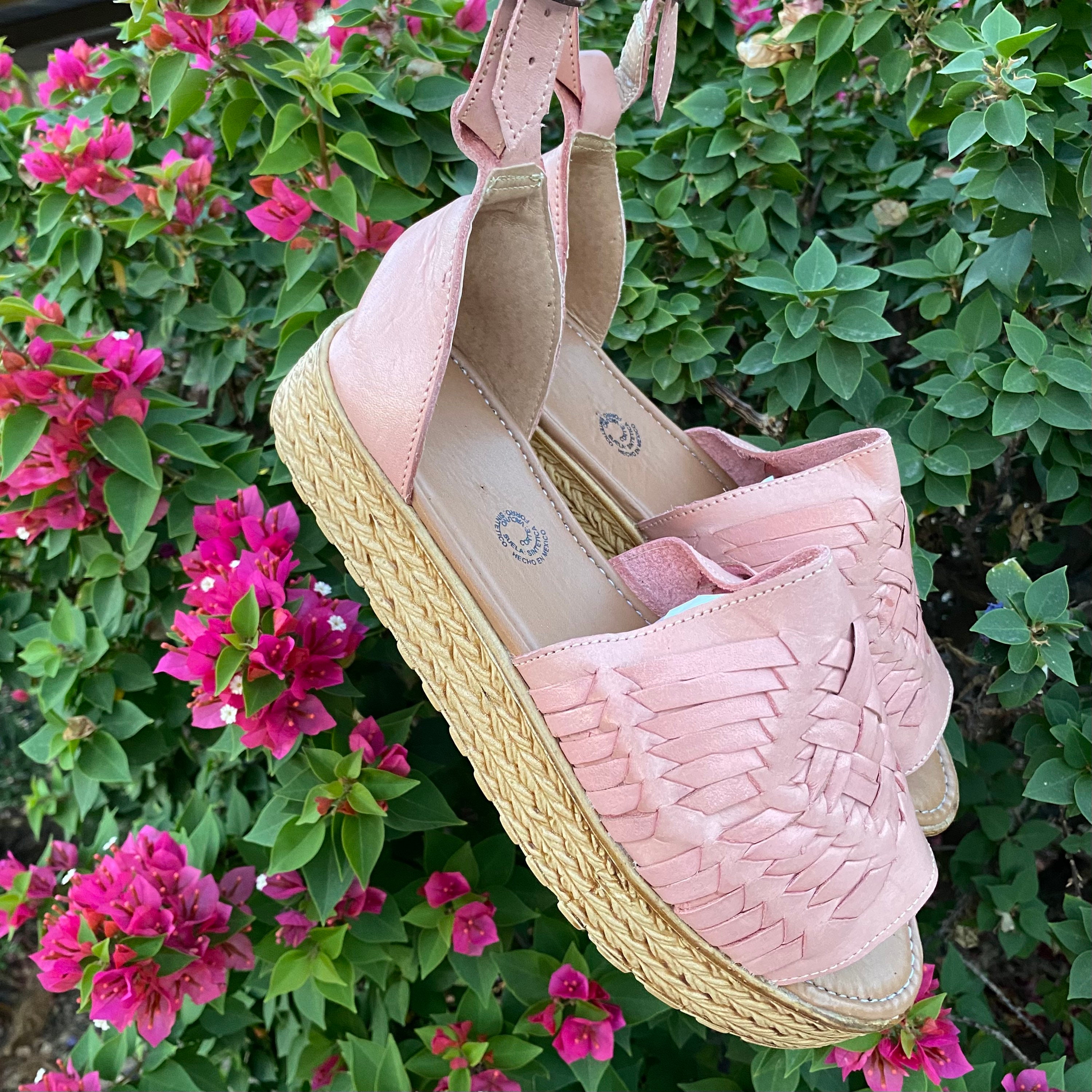 huaraches platform sandals