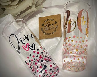 Personalised & hand painted Birthday Any Age Shot Glass 18th/21st/30th/40th/50th/60th/70th