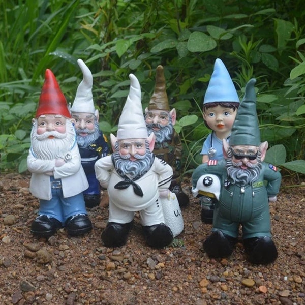 Military Garden Gnomes