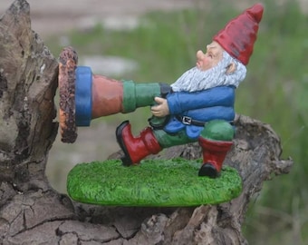 Gnome Stuck in Tree