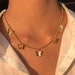 Gold Silver Chain Butterfly Pendant Choker Necklace  | Butterfly Lovers Gift | Childrens Jewellery | Silver Butterfly Necklace with Stars 