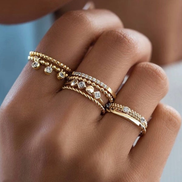 Stacking Rings - Etsy UK