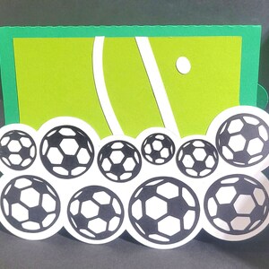 Football, Carte d'anniversaire de basket-ball, Intérieur vierge, Ballons de soccer, Fun, Jeux, Enfants, Homme, Femme, Garçon, Fille