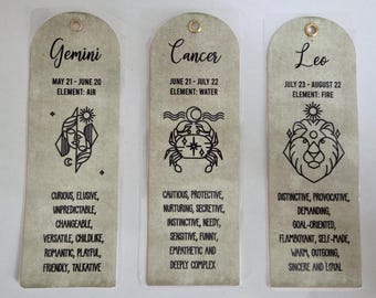 Libra, Scorpio, Sagittarius Bookmark's