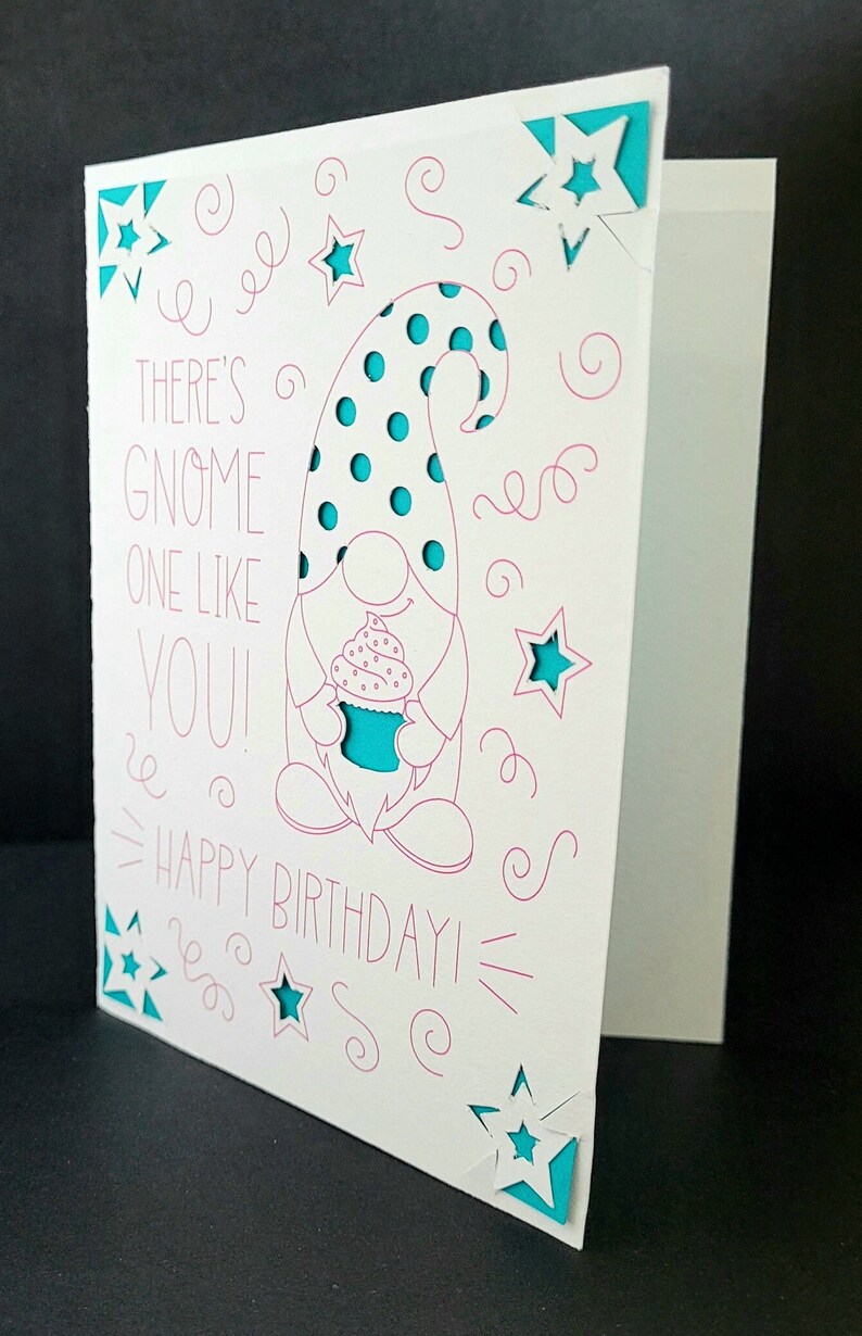 There's Gnome One Like You! Happy Birthday Card, Blank Inside - Etsy