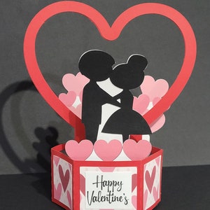 Valentine's Day Couple Pop-up Card