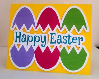 Happy Easter Egg Card, Blank Inside