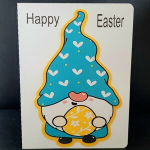 Joyeuses Pâques Gnome carte, vierge à l'intérieur