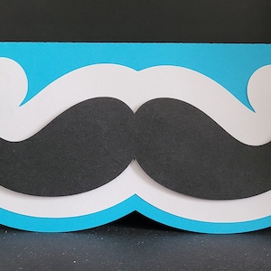Father's Day Moustache Card, Blank Inside