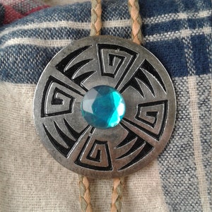 Southwestern Bolo Tie, Handmade Bolo Tie
