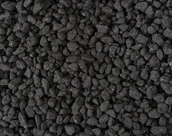 Premium Quality Black Gravel 3-8 mm | Terrarium Supplies | Planting Toppings for Cacti and Succulents | Gravel for Terrariums, Aquariums