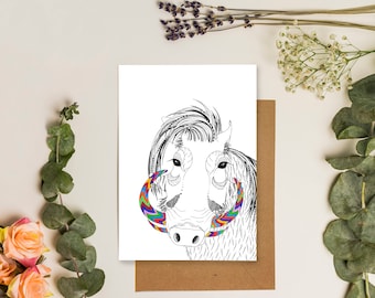 Warthog Greeting Card | African Animal Card | Greetingcard Set