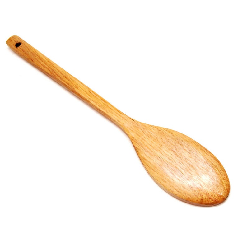 Best price 12.5 Wooden Cooking Spoon for Mixing Baking Serving Kitchen Utensils